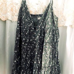 Aeropostal Plus tunic floral front cami dress